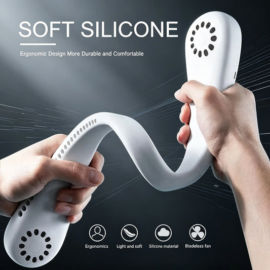 Neck Air Conditioner, Portable Neck Fan with Cooling -Personal Cooling Fan