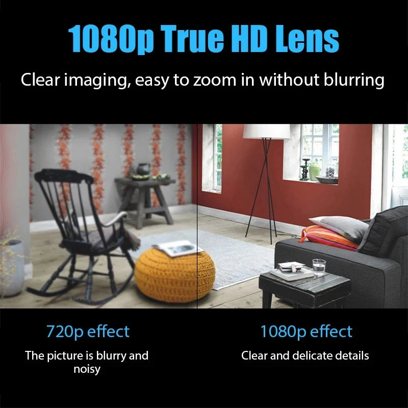 Mini WiFi Security Camera – Smart Wireless Night Vision Home