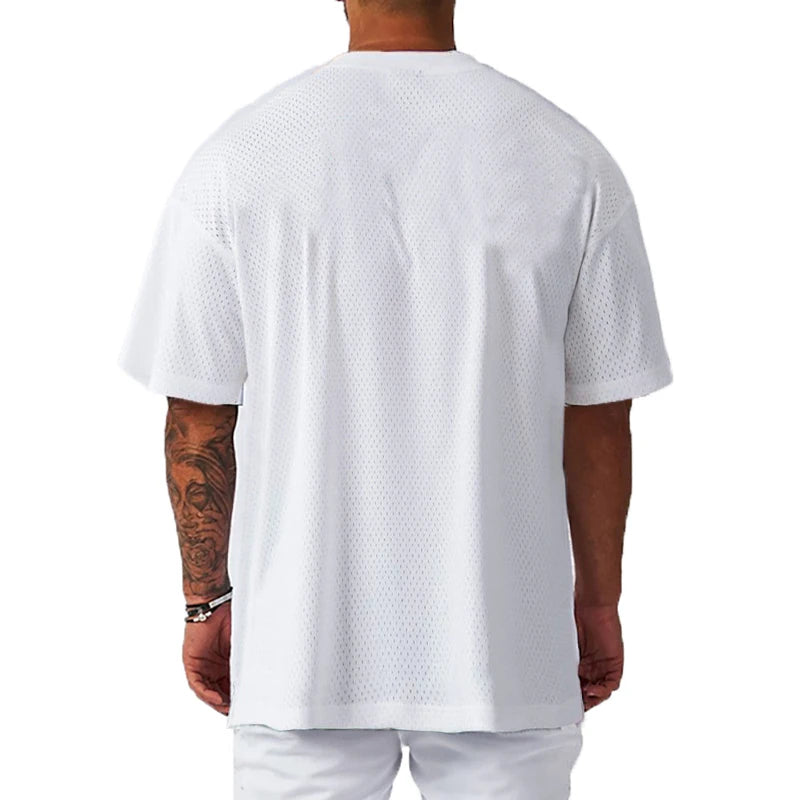 Men’s Premium Oversized Gym T-Shirt – Quick Dry Breathable Performance Fit