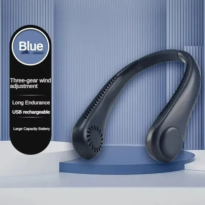 Neck Air Conditioner, Portable Neck Fan with Cooling -Personal Cooling Fan