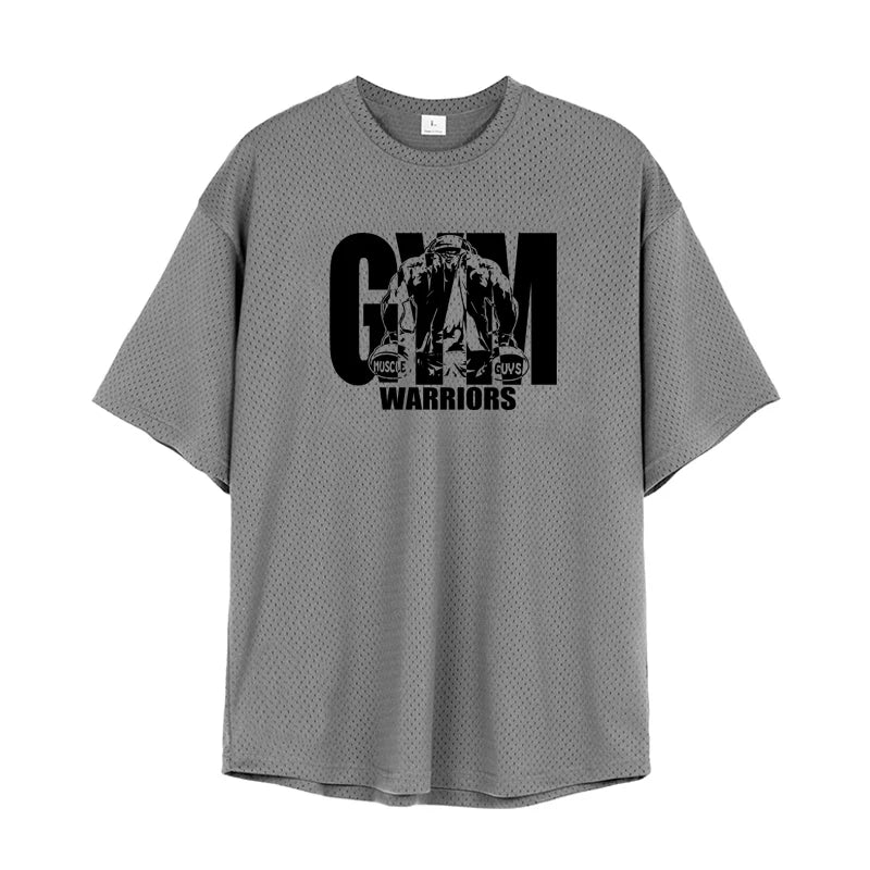 Men’s Premium Oversized Gym T-Shirt – Quick Dry Breathable Performance Fit
