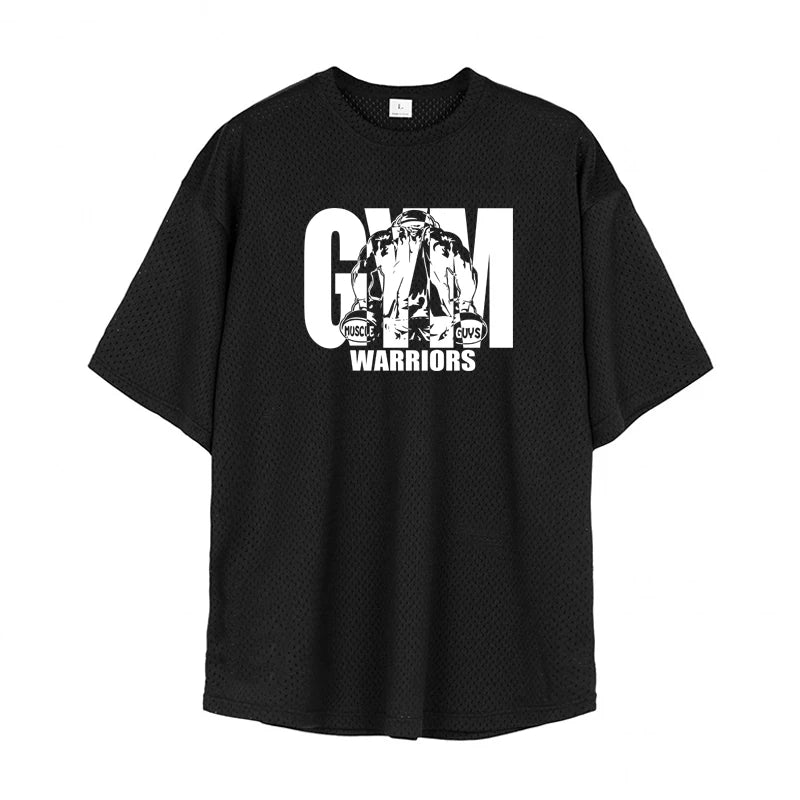 Men’s Premium Oversized Gym T-Shirt – Quick Dry Breathable Performance Fit