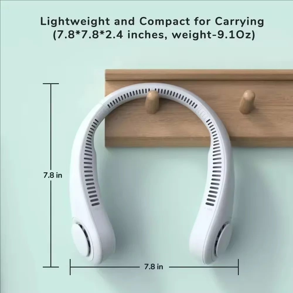 Neck Air Conditioner, Portable Neck Fan with Cooling -Personal Cooling Fan