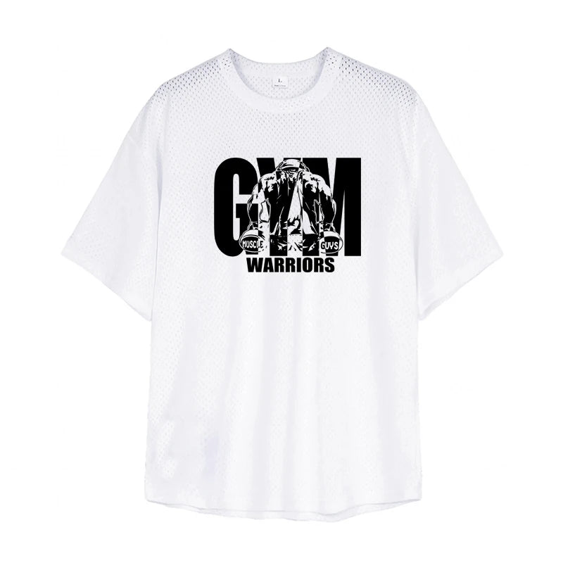 Men’s Premium Oversized Gym T-Shirt – Quick Dry Breathable Performance Fit
