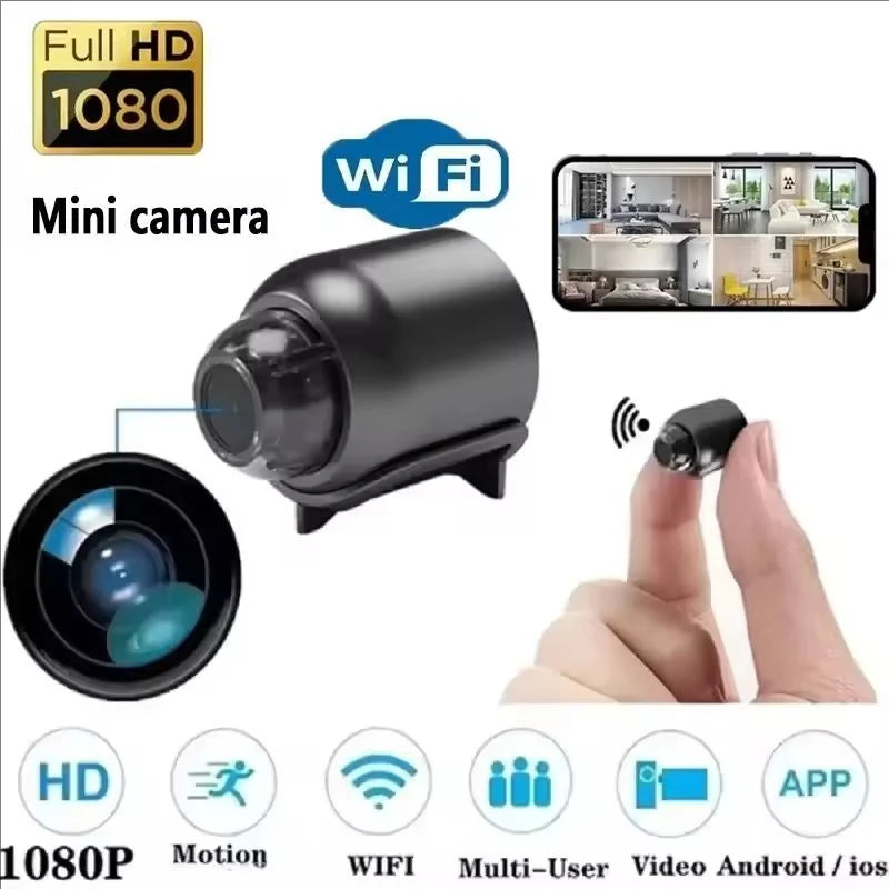 Mini WiFi Security Camera – Smart Wireless Night Vision Home