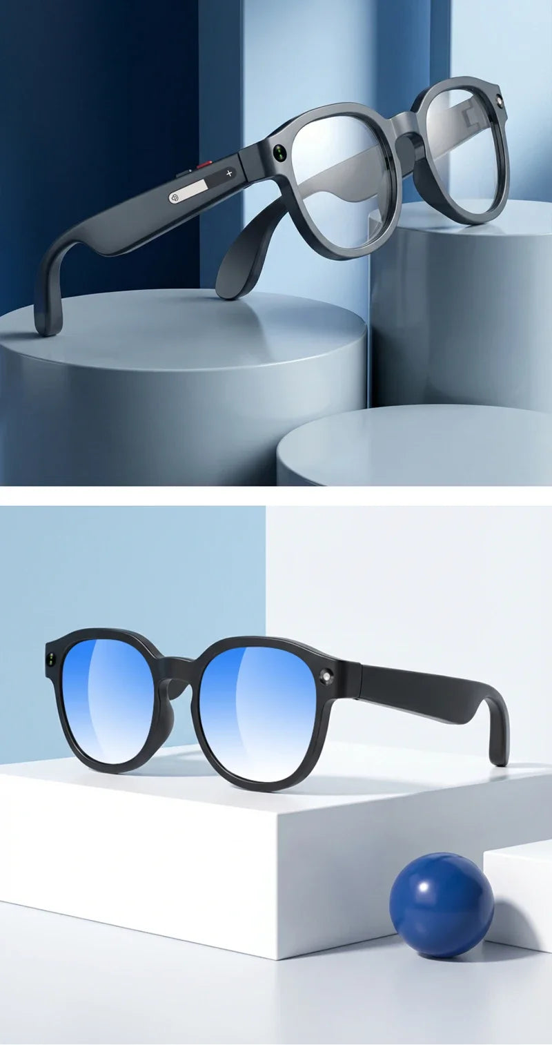 Next-Gen Smart Glasses – 4K Camera, Live Translation & Wireless Aud