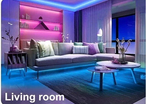 LumiGlow Sync Pro – Smart RGB Ambient Lighting System with Music Control & App Integration