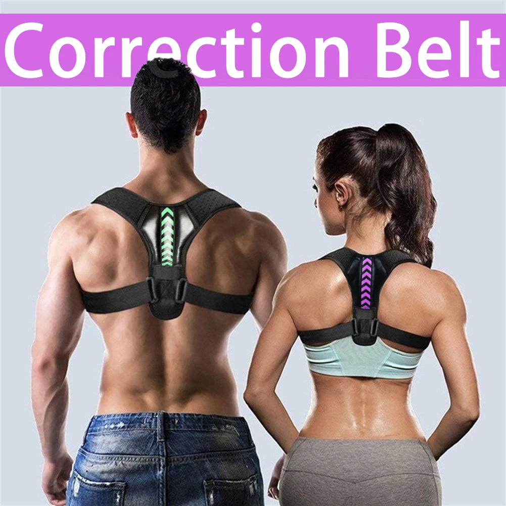 Adjustable Posture Corrector Belt – Back & Shoulder Support Brace for Spine Alignment | Clavicle & Upper Back Posture Correction for Men & Women
