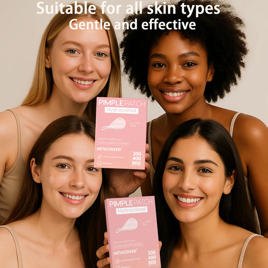 800 PCS Hydrocolloid Acne Pimple Patches – Invisible Spot Treatment for Oil Control, Blemish Care & Fast Absorption