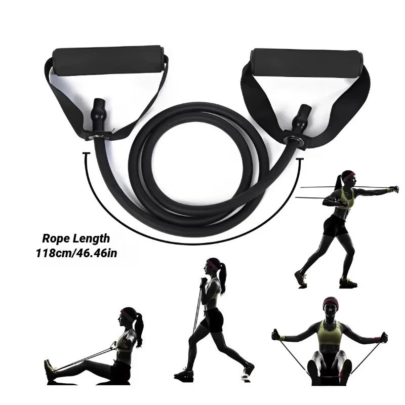 Professional Resistance Bands with Handles – Advanced Full Body Home Gym Strength Training System | Heavy Duty Fitness Pull Rope Set for Men & Women