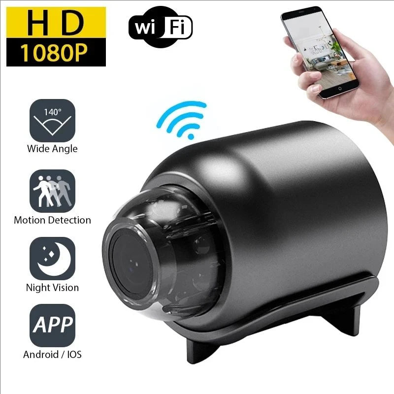 Mini WiFi Security Camera – Smart Wireless Night Vision Home