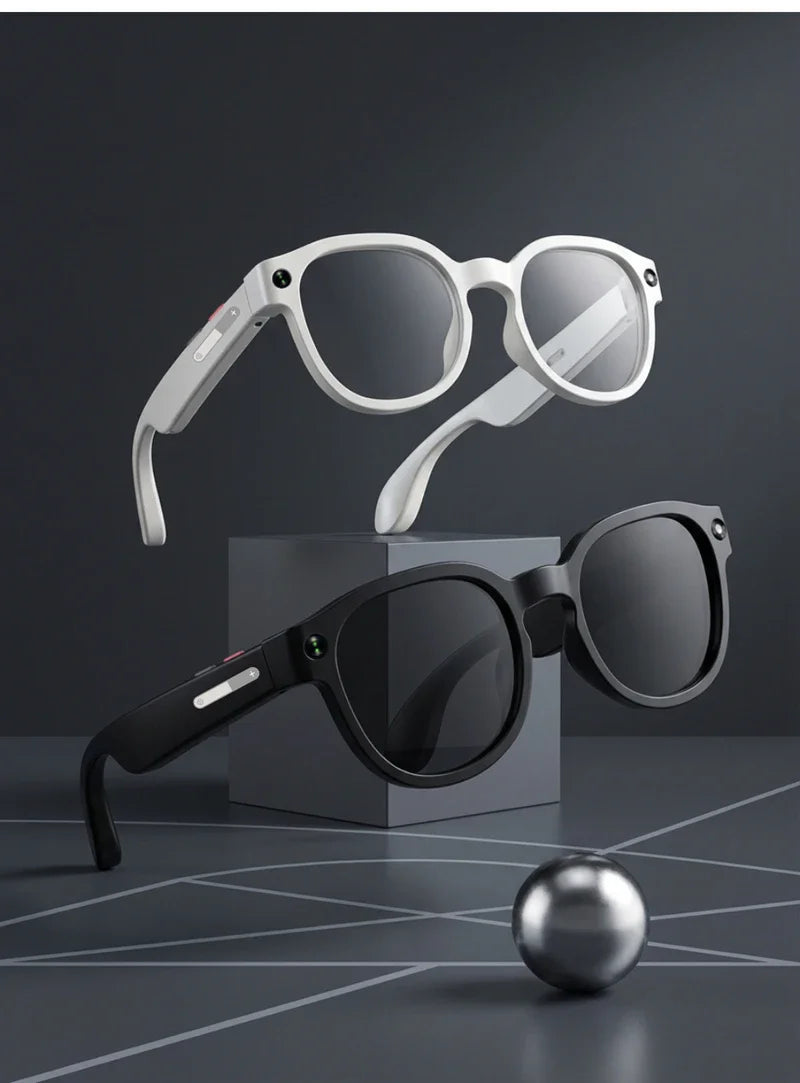 Next-Gen Smart Glasses – 4K Camera, Live Translation & Wireless Aud