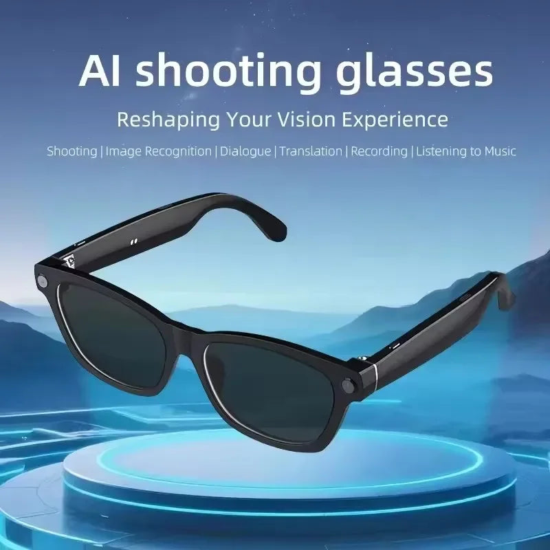 Next-Gen Smart Glasses – 4K Camera, Live Translation & Wireless Aud