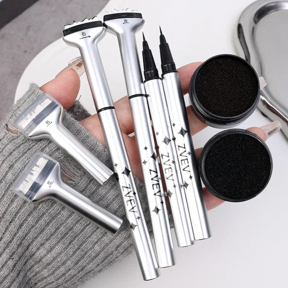 2 in 1 Lower Lash Stamp Eyeliner Pen – DIY Eyelash Extension Effect Makeup Tool Free Shipping